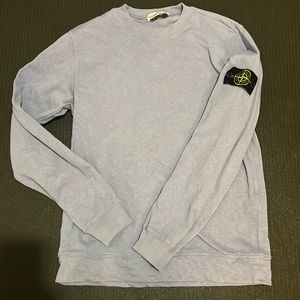 Stone Island men’s crewneck sweatshirt size M, light blue/periwinkle